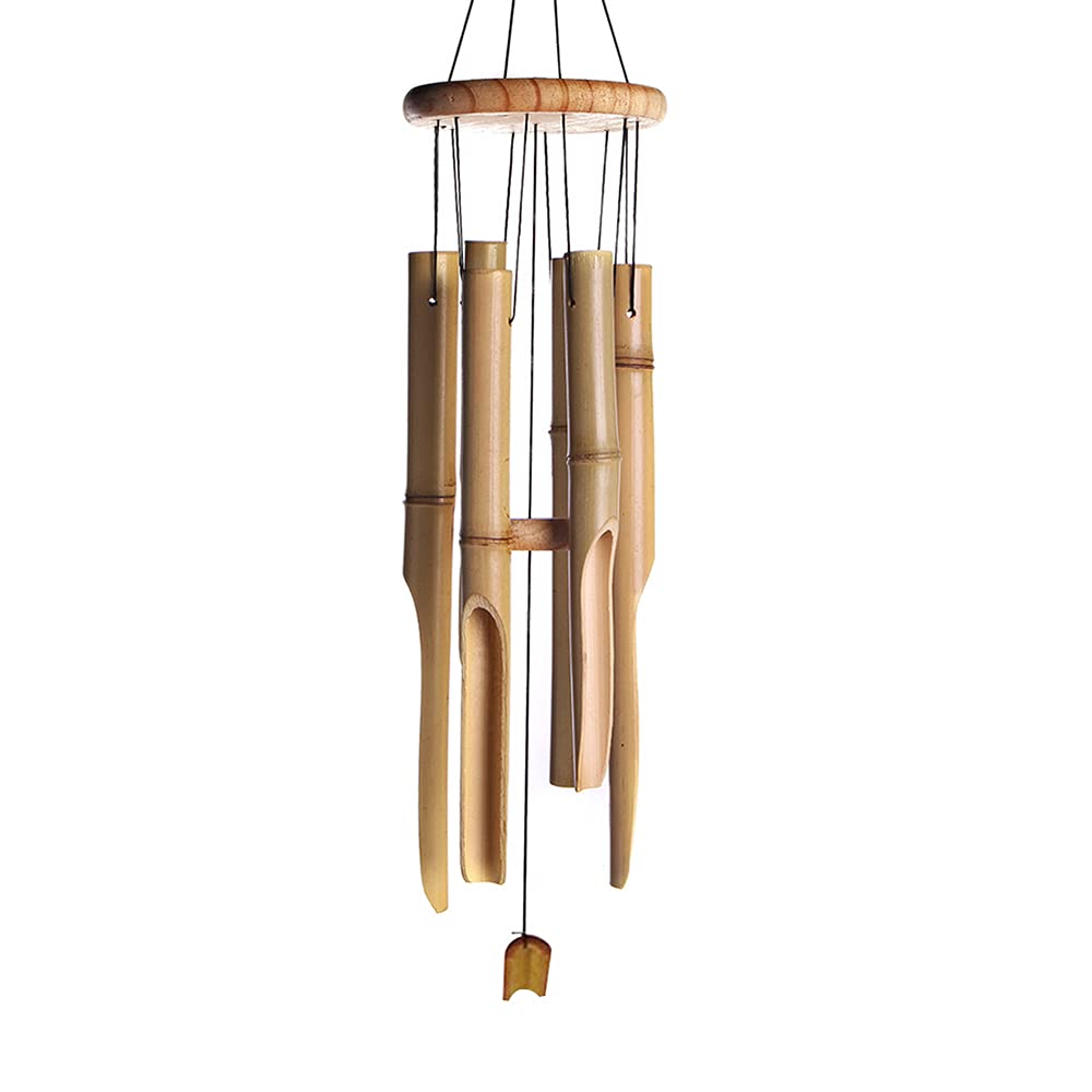 TopHomer Wind Chimes Bamboo Outdoor Large Indoor Outdoor Wooden Bamboo Tubes
