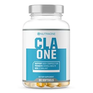 NutraOne Nutrition CLAOne Supplement from Conjugated Linoleic Acid (CLA) Natural Supplement* (90 Capsules)