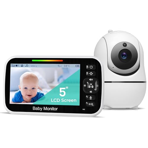 Non-WiFi Baby Monitor with Camera – 30-Hour Battery, Night Vision