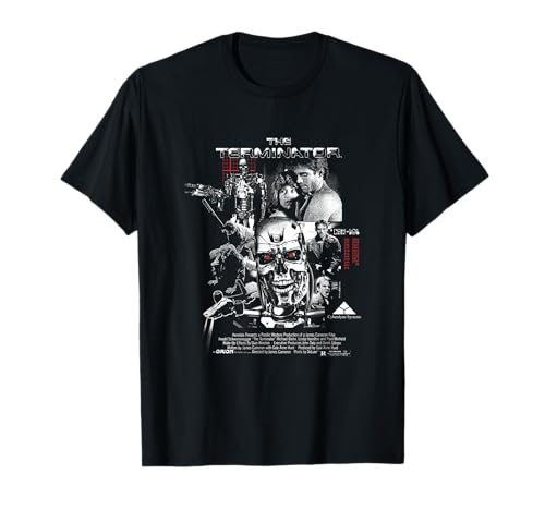 The Terminator 1984 Póster de película clásica PAPL14543 Camiseta