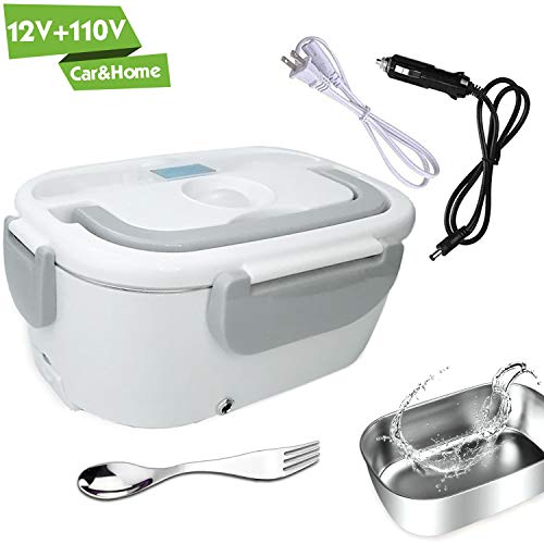 Electric Lunch Box for Car and Home 110V & 12V 40W - Removable