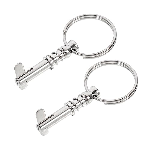 LIOOBO 2pcs Stainless Steel Safety Pin for Yacht Portable Bimini Pin Accessories for Deck and Rail...