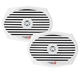 Cerwin Vega XM69W 6'x9' 2-Way Marine Coaxial Speakers White Pair