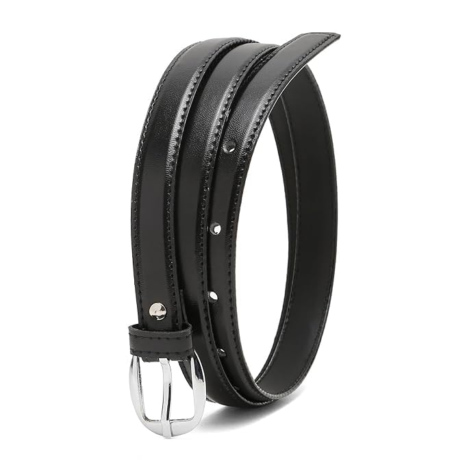 Women's and Girl's PU Leather Belt Combo Pack of 2 Ladies's Girl's Belt For Jeans,Formal Casual Belts For Women/Girls Belt Free Size Fit on Upto 36inch Waist-image-40