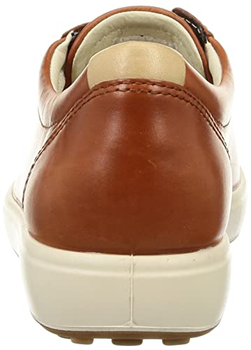 Ecco Women's Soft 7 Sneaker, Cognac, 8-8.5 #TOP2