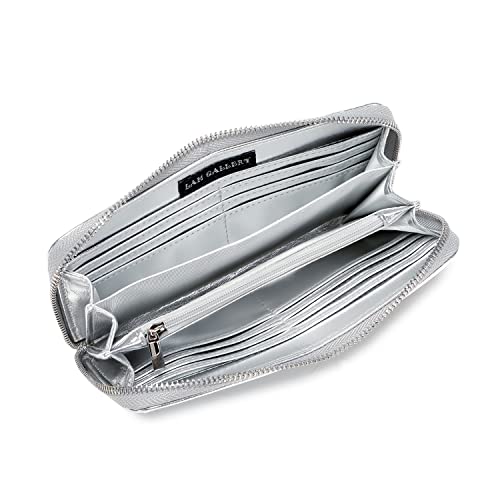 Lam Gallery Sparkling Glitter Wallet Purse Bling Evening Clutch Wallets For Wedding Party - Silver #TOP3