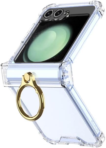 Kapa Clear Airbag Ring Back Case for Samsung Galaxy Flip5 / Z Flip 5,Transparent Shockproof Slim Hard Protective Cover (Clear) (B0CGJ76KFR) Amazon Price History, Amazon Price Tracker