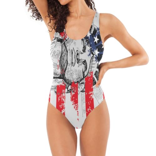 Maillot de bain 4 juillet pour femme idéal pour les fêtes de plage et pool parties