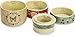 Pavilion Gift Company Live Simply Floral Mason Jar Measuring Cups, Multicolor