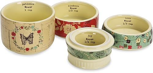 Vaso medidor de cerámica Pavilion multicolor 1 taza miniatura 2