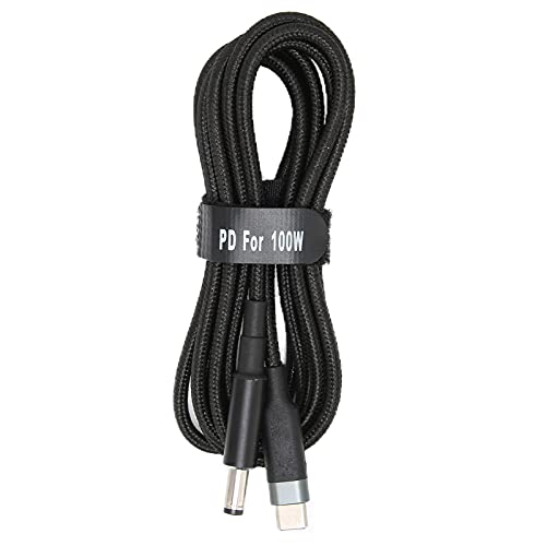 Dioche USB C auf DC Laptop Ladekabel, 5.5 x 2.1mm, 100W, Dual Chip, Type-C Stecker Eingang auf...