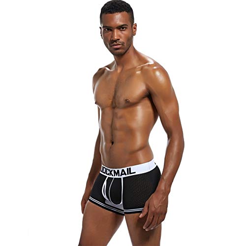 JOCKMAIL Mens Boxer Briefs Breathable Mesh Men Underwear Panties Trunk Shorts Underpants4