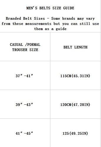 Kapmore Cintura Pelle Uomo, Uomo Cintura
