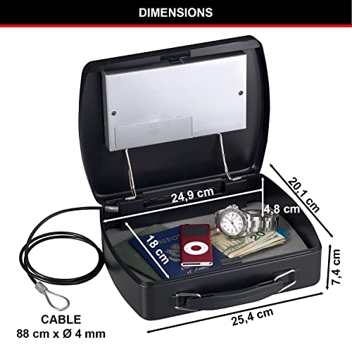 Mini coffre nomade Master Lock P008EML boîte de sécurité électronique
