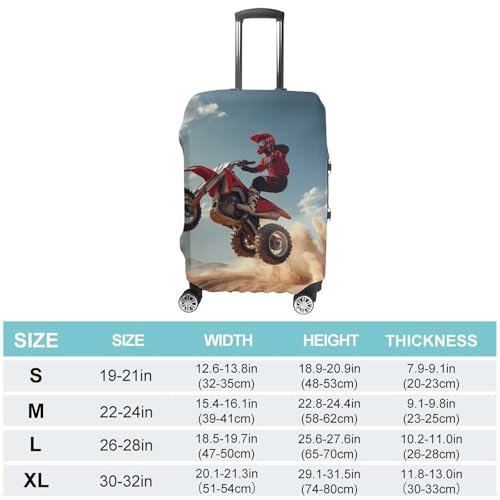 Three Wheeler Motocross Luggage Cover Suitcase Protector Travel Baggage Covers for Men Women L2