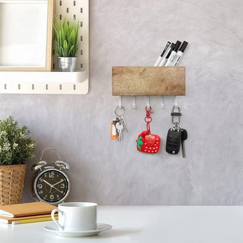 Gancho para llaves de pared resistente dorado para no perder llaveros 8