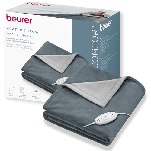 Beurer HD 75 Termocoperta Morbida Coperta Riscaldata, 6 Livelli...