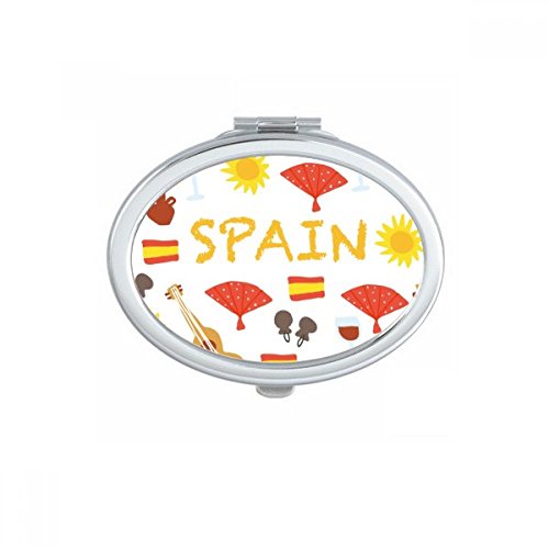 Miroir compact Espagne avec double face pour maquillage - 2
