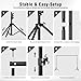 Backdrop Stand 10 x 7.5 FT for Photography Studio, Adjustable Photo Backdrop Stand Kit for Parties, Background Stand with Sandbags, Spring Clamps, Carrying Bag