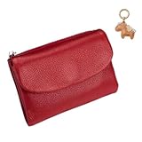 Wallet, Unisex Pebble Leather Wallet, Womens Soft Small with RFID Anti-Thef, Coin Card Purse with Credit Card Holder, Coin Holder & Cash Slots, Waterproof, Large Capacity