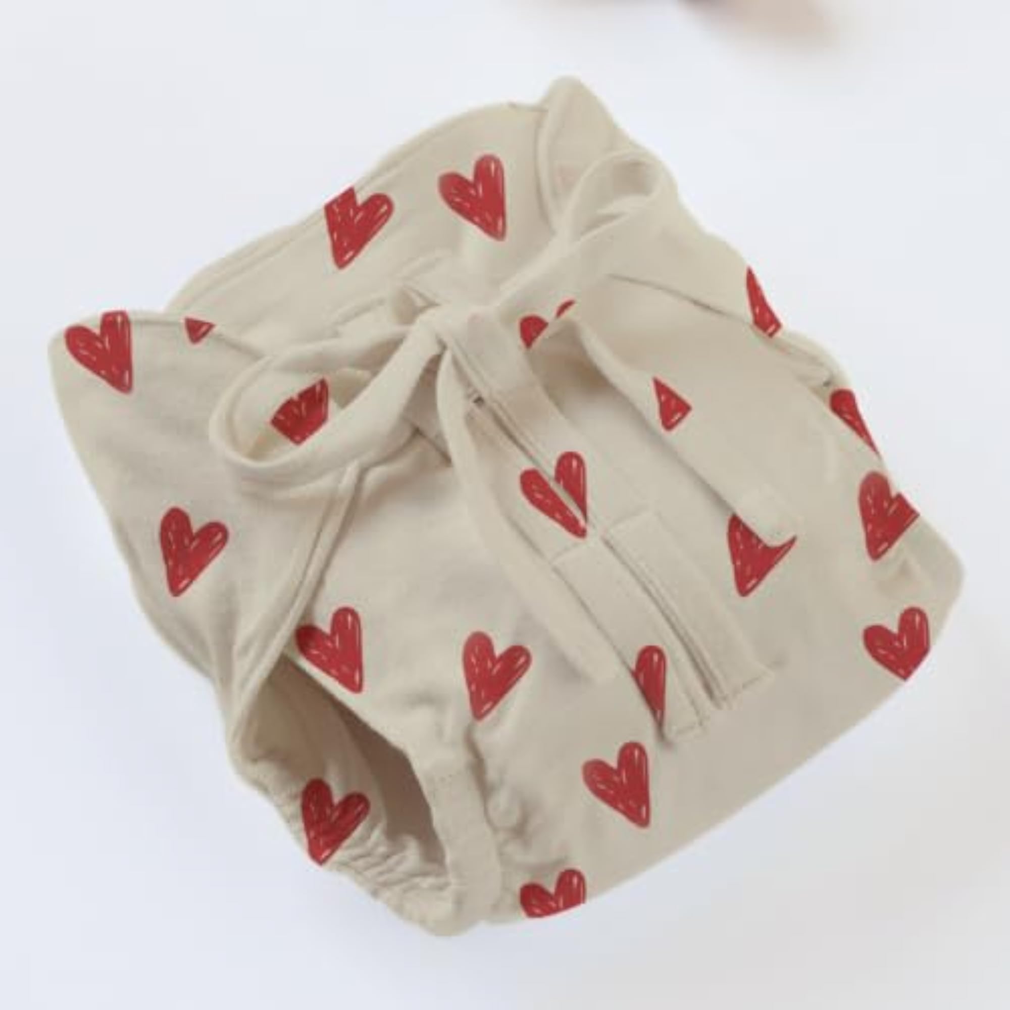 Organic Bamboo Cotton Printed Reusable Cloth Diapers, Pack of 3