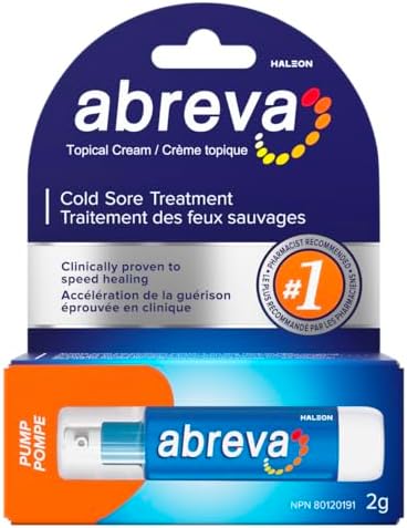 Abreva Cold Sore Treatment Lip Balm Pump 2 gm