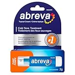 Abreva Cream Pump Cold Sore Treatment, Heals your cold sore in 4.1 days 1 , Contains docosanol to protect healthy cells against the virus, 2 g