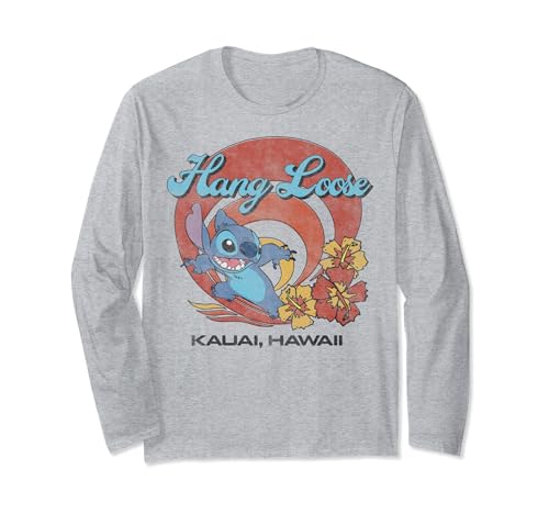 T-shirt Lilo and Stitch manches longues idée cadeau originale pour anniversaire de fan