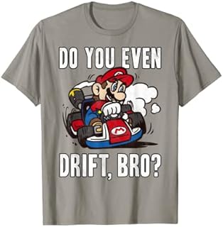 Nintendo Mario Kart Do You Even Drift Bro Graphic T-Shirt T-Shirt