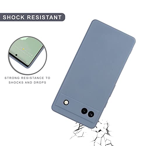 Image of SPRIG Compatible with Google Pixel 6A Premium FlexTone (TPU) Premium Back Cover Drop Tested Shock Proof Mobile Case for Men, Women, Boys and Girls with Camera Protection (Lavender Grey)
