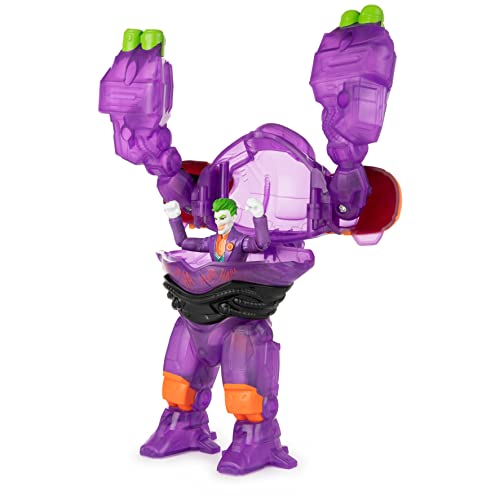 DC Comics Batman Coffret figurine articulée de 10 cm The Joker contre Batman avec armure technologique transformable exclusivité Walmart Neuf - vue 3