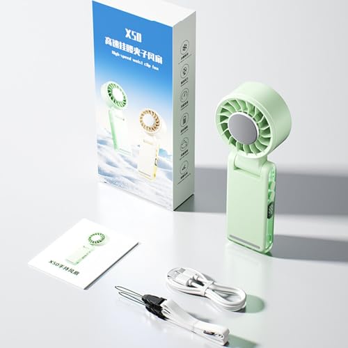Ventilador multifuncional portátil de larga duración con pinza de agarre 6