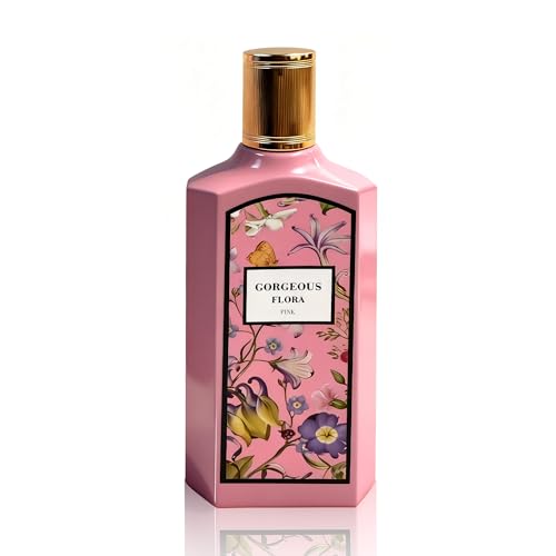 Image of AFLUXE Pink Flora Women's Perfume 3.4 Fl. Oz Eau De Parfum, Delicate Pear Blossom & Gardenia Scents, Long Lasting Sweet Fragrance