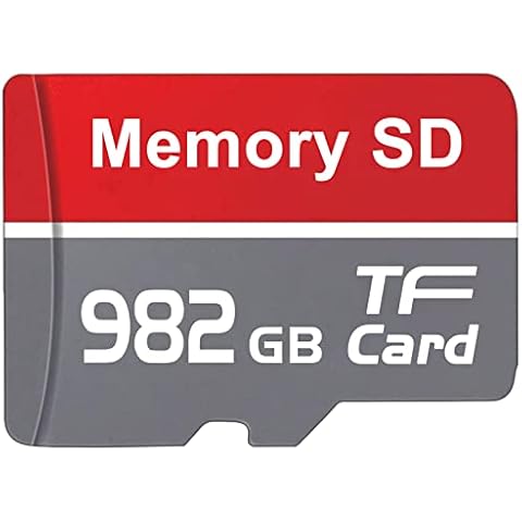 maxineer SD Karte 982GB SD Wasserdicht SD Karte 982GB Speicherkarte SD Card Mini Speicherkarten für Kamera,Computer,Smartphone,Tablets Cover