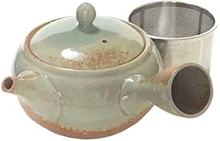 常滑焼 急須 灰釉 スーパーステンレス茶こし 350cc