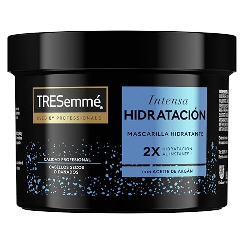 TRESemmé Mascarilla Intensiva Intensa Hidratación para pelo seco o dañado con Aceite de Argán y Vitamina E, nutre y fortalece 440ml