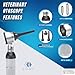 Zniry Veterinary LED ENT Otoscope Diagnostic Set, with 12 Various Diagnostic Instruments
