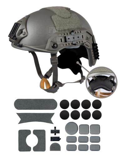 FMATAL GEAR FMA Maritime Simple Version Fast Helmet ABS for Airsoft Helmets Tactical Helmet Paintball Outdoor Sports Hunting Shooting (FG, M/L)