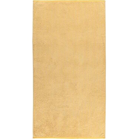 Cawö Home Cottage Allover 387 Curry 57 Bath Towel 70 x 140 cm Cover