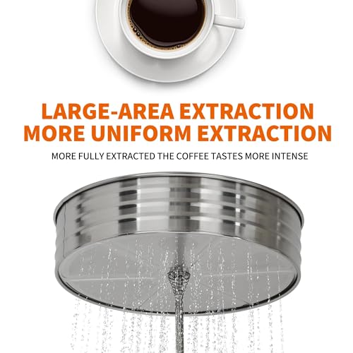 Image of 14 L /100 Cups Coffee Urn, Commerical Coffee Maker Hot Water Urn, Large Percolator Pot Dispenser With Double-Wall Stainless Steel, Quick Brew, Stays Hot for Tea & Beverage at Events & Catering(Silver)