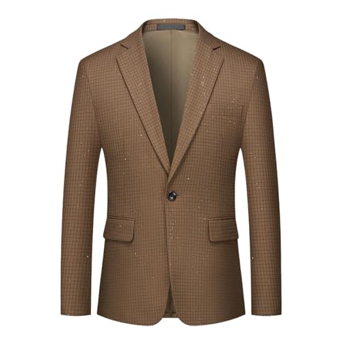 Blazer coréen à paillettes veste costume ajustée homme tendance
