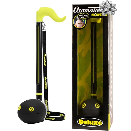 Otamatone Deluxe Electronic Musical Instrument for Adults Portable Synthesizer Digital Electric Music from Japan by Maywa Denki Cool Stuff Gifts, Monster (Lime Green) [English Manual]