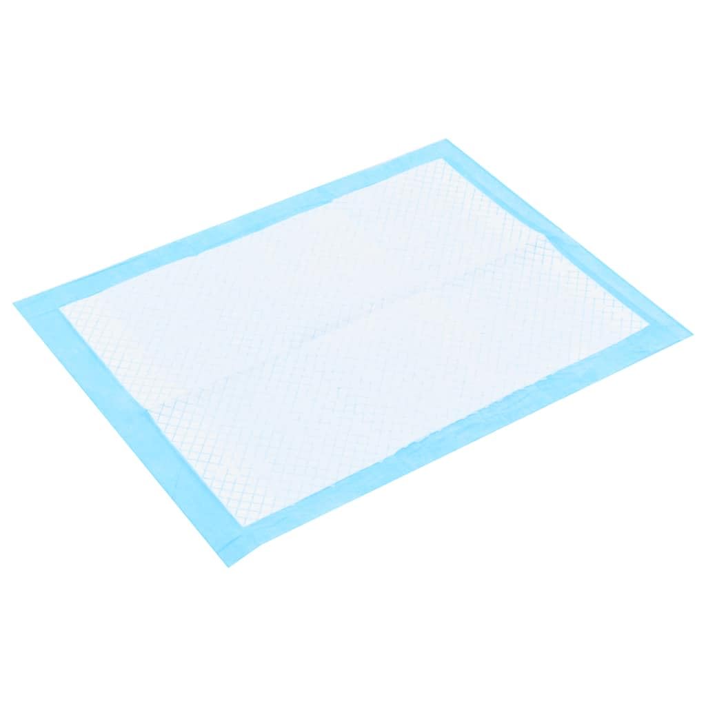 vidaXL Almohadillas de Entrenamiento para Perro, 400 Piezas, 45x33 cm, Tela No Tejida & Pulpa, Azul & Blanco, Absorbentes, para Cachorros y Perros Incontinentes, Protección de Suelo Interior