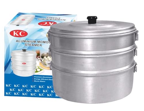 KC Aluminium Momos Steamer 3 Tier
