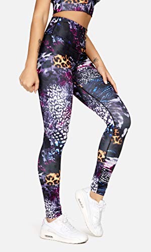 Queenieke Women Yoga Leggings Workout Pants Running Peach Hip Size S Color Animal Prints #TOP1