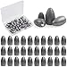 JSHANMEI Bullet Fishing Sinkers Weights, Bass Fishing Carolina Rig Worm Sinkers, 3/8oz 30pcs