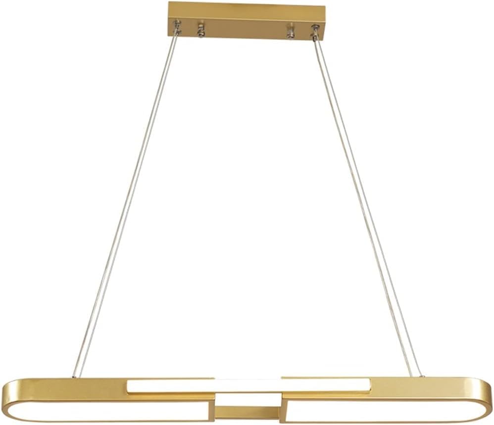 Luminaires suspendus rectangulaires pour cuisine et repas cosy