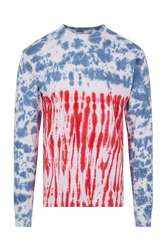 DARESAY Long Sleeve Tie Dye T-Shirt, for Men, Women and Teens (Up