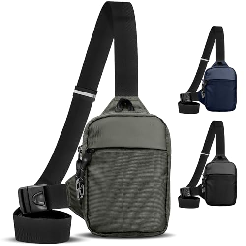 CONCEPT GLOBAL Travel Sling Bag for Men & Women -