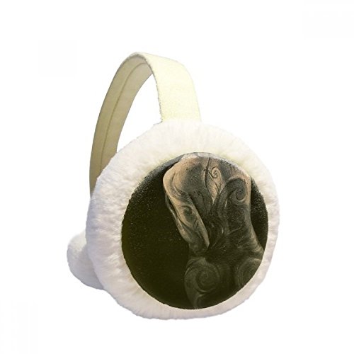 Orejeras de invierno de felpa plegables para protección térmica